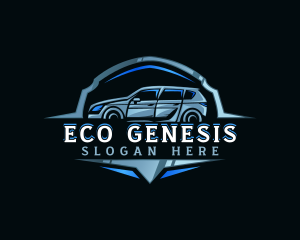 Modern Car Automobile Emblem logo design