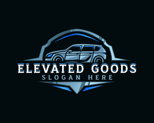 Modern Car Automobile Emblem logo design