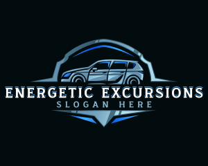 Modern Car Automobile Emblem logo design