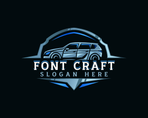 Modern Car Automobile Emblem logo design