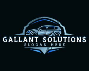 Modern Car Automobile Emblem logo design