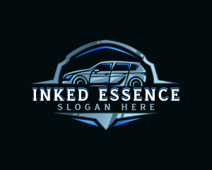 Modern Car Automobile Emblem logo design