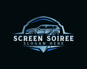 Modern Car Automobile Emblem logo design