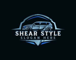 Modern Car Automobile Emblem logo design