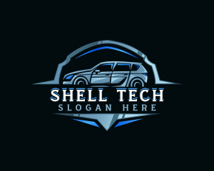 Modern Car Automobile Emblem logo design