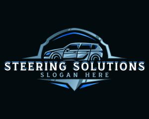 Modern Car Automobile Emblem logo design