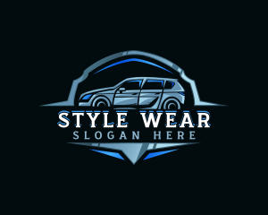 Modern Car Automobile Emblem logo design