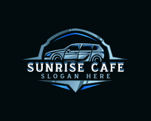 Modern Car Automobile Emblem logo design