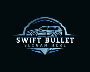 Modern Car Automobile Emblem logo design