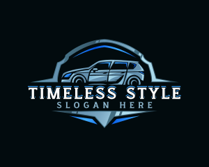 Modern Car Automobile Emblem logo design