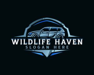 Modern Car Automobile Emblem logo design