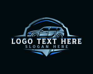 Modern Car Automobile Emblem logo