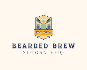 Beer Brewing Bar logo design