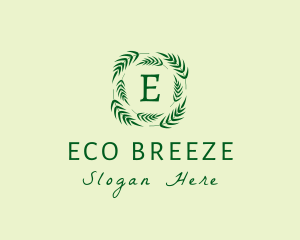 Eco Palm Leaves logo design