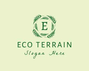 Eco Palm Leaves logo design