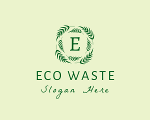 Eco Palm Leaves logo design