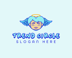 Cupid Heart Angel logo
