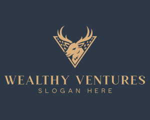 Deer Financing Advisory logo design