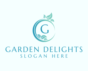 Organic Leaf Garden logo design