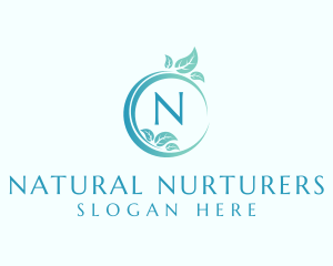 Organic Leaf Garden logo design