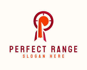 Business Target Letter P logo design