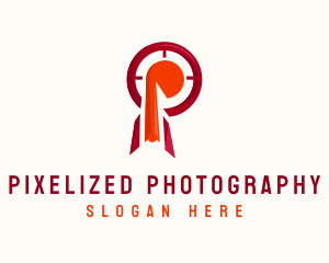 Business Target Letter P logo design