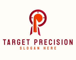Business Target Letter P logo
