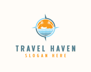 Tropical Vacation Destination logo