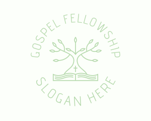 Bible Religion Tree logo