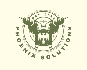 Phoenix Drill Tool logo design