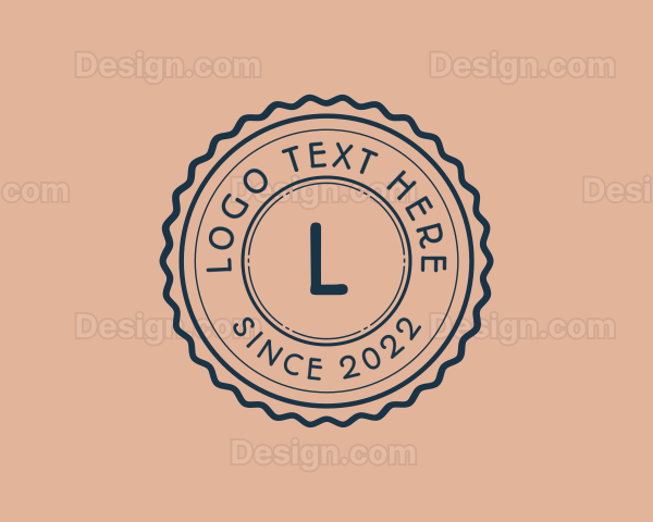 Hipster Handmade Crafts Logo