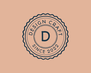 Hipster Handmade Crafts logo design