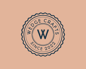 Hipster Handmade Crafts logo design