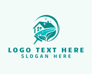 Eco Clean Squeegee House logo