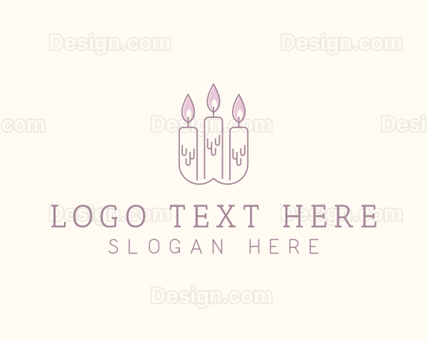 Candlelight Wax Candle Logo