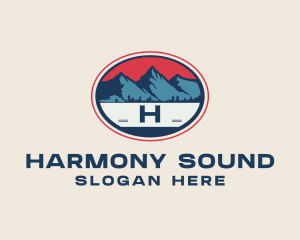 Mountain Forest Hiking Logo