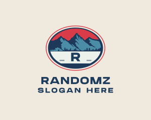 Mountain Peak Hiking Logo