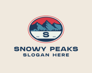 Mountain Peak Hiking logo design