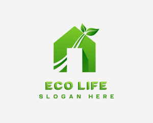 Eco Nature Home logo design