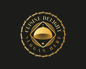 Cloche Gourmet Diner logo design