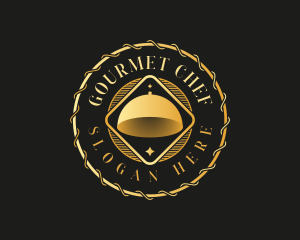Cloche Gourmet Diner logo design
