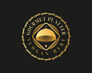 Cloche Gourmet Diner logo design