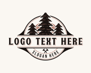 Tree Carpentry Logging logo