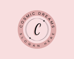 Elegant Cosmic Beauty logo design