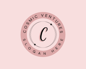 Elegant Cosmic Beauty logo design