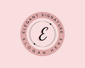 Elegant Cosmic Beauty logo design