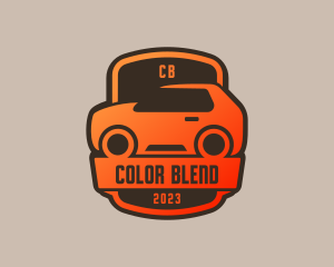 Gradient Car Vehicle logo design