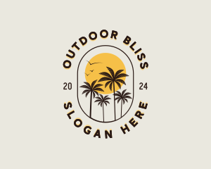 Summer Beach Resort logo design