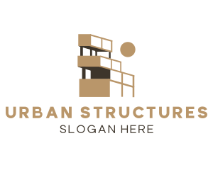 Building Structure Architect logo design