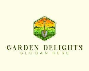 Shovel Lawn Landscaping logo design